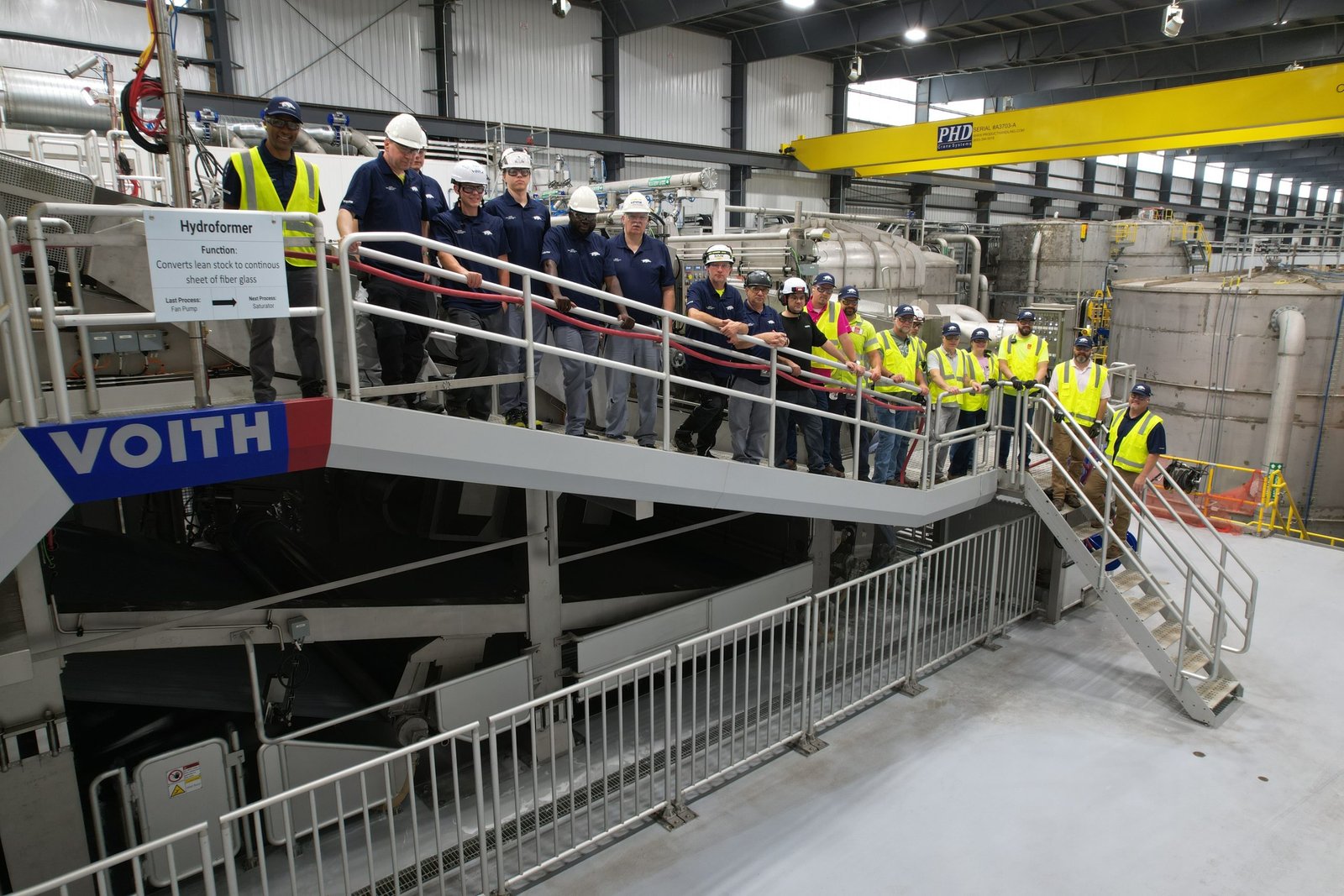 Linha de produção de mantas de vidro mais eficiente do mundo inicia operação em Fort Smith