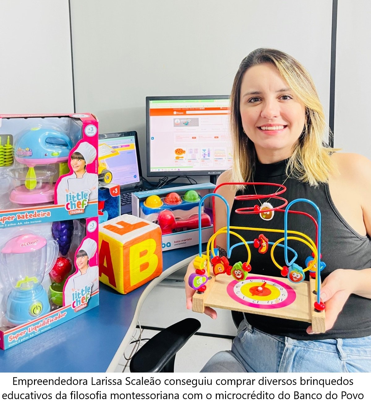 Portal da Industria | Com apoio do Banco do Povo, empreendedora de Marília investe em loja de brinquedos e cresce 40% em vendas – Indústria S/A.